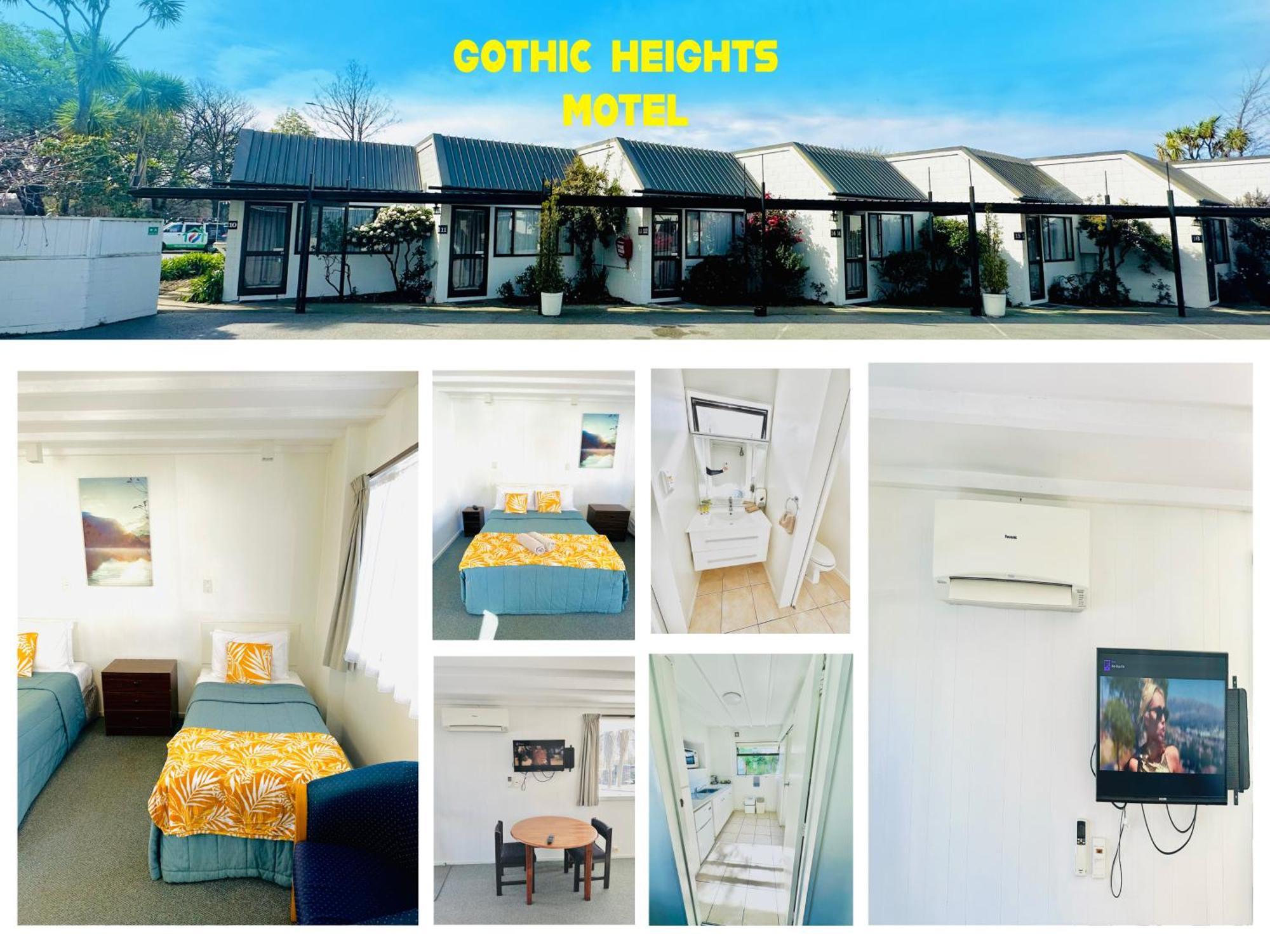 Gothic Heights Motel Christchurch Eksteriør billede